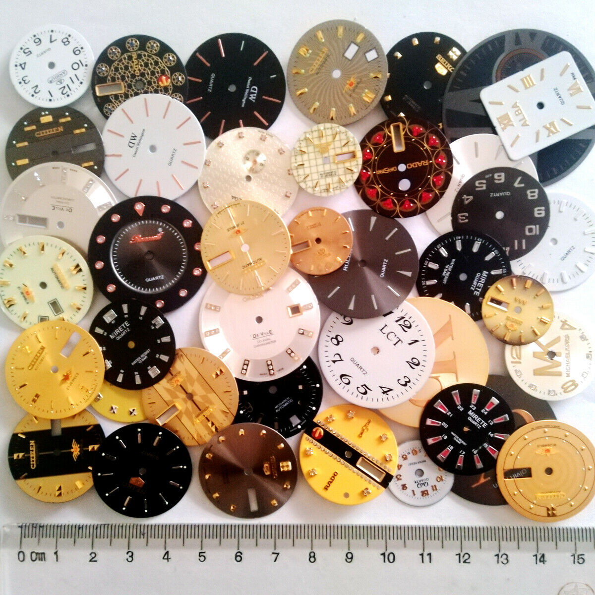 40pcs Lot Of Steampunk Watch Faces Dials Parts For Jewelry Making Industrial Art
