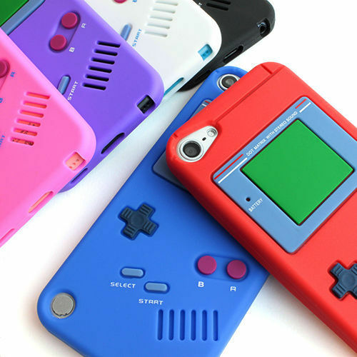 Ipod Touch 5th & 6th Gen - Soft Silicone Rubber Skin Case Cover Gameboy Player