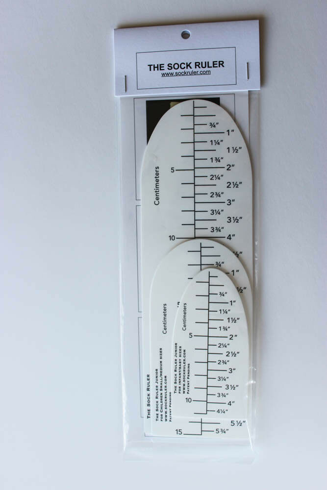 The Sock Ruler ® - Innovative Measuring Tool